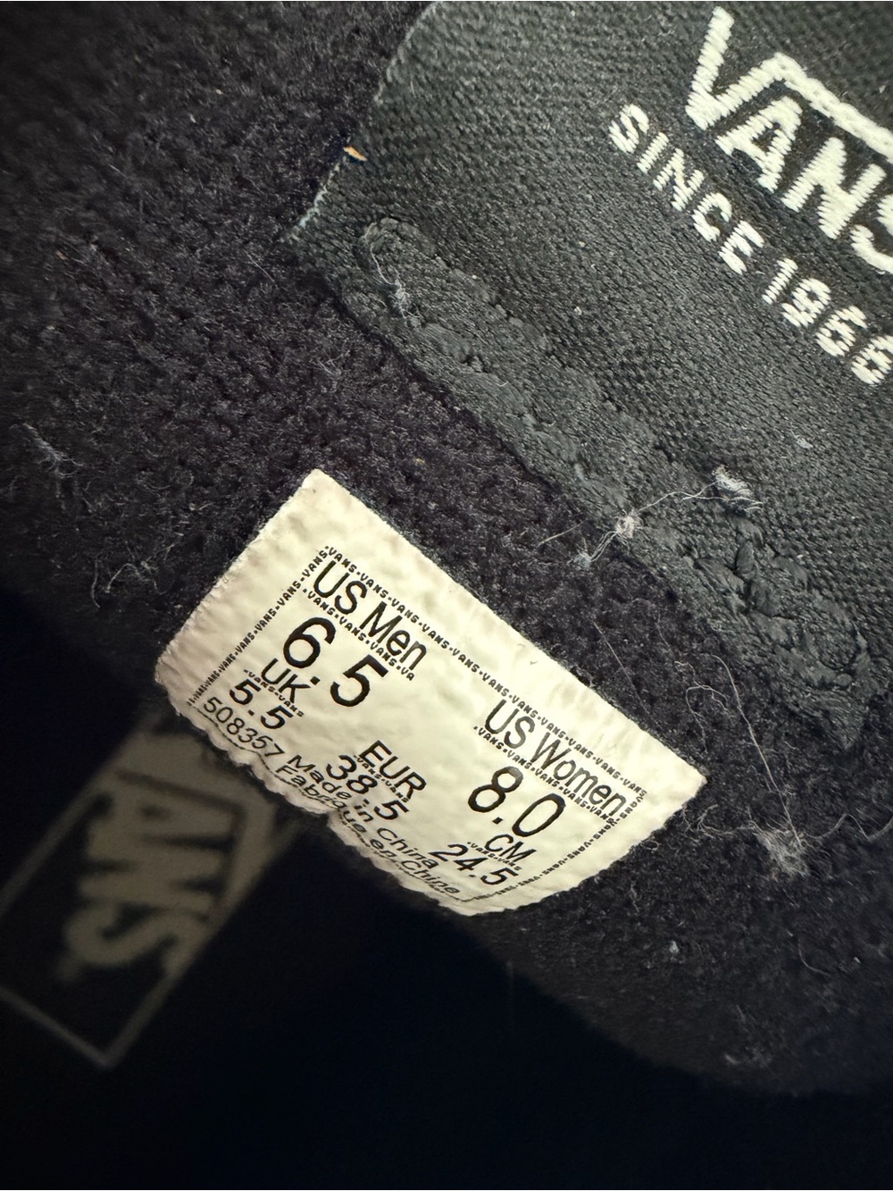 Vans Women’s or Men’s High-Top Suede Sneakers in Tan and Black - Picture 8 of 8